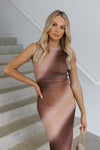 Gliona Dress - Mocha Haze