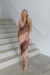 Gliona Dress - Mocha Haze