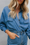 Geri Shirt - Mid Chambray Wash