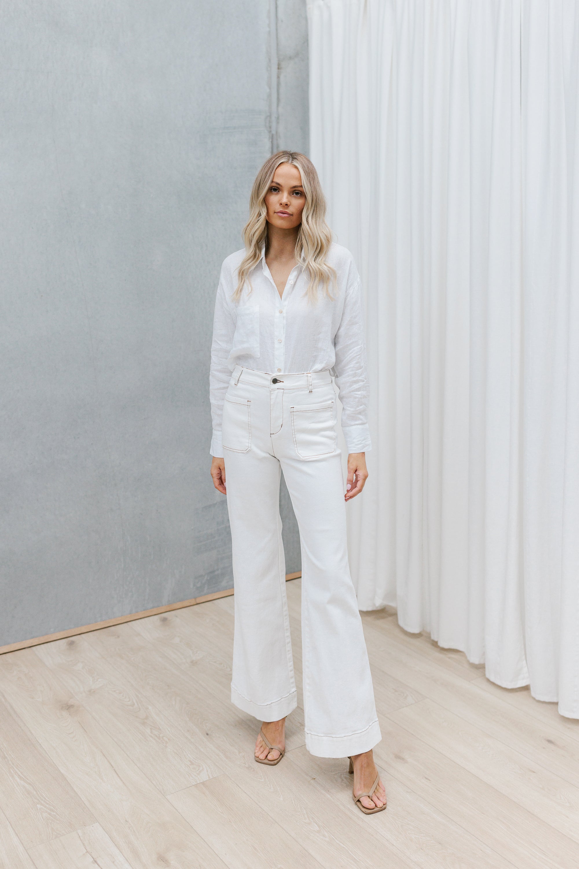 Gia Jeans Cream Denim