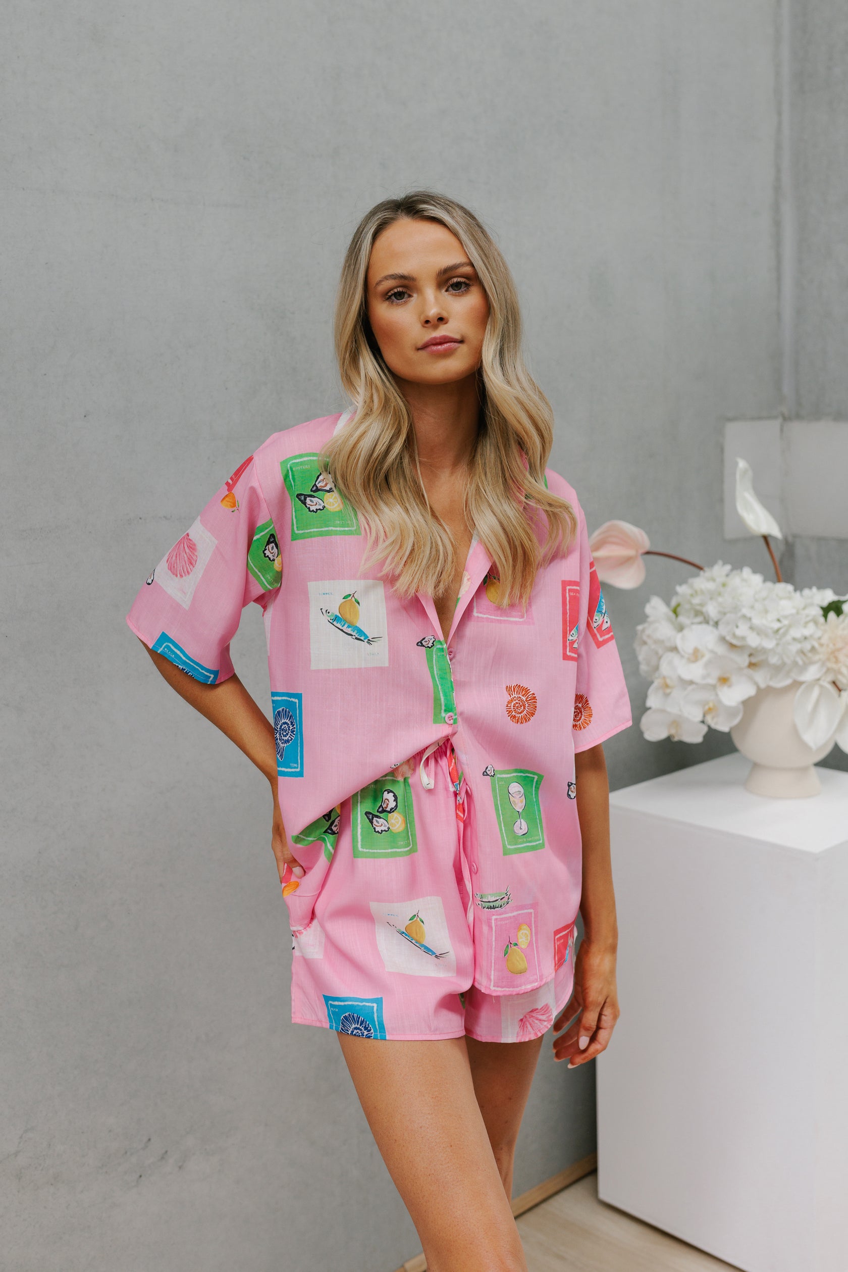 Gigi Set Pink Art Print Mirror Mirror Boutique