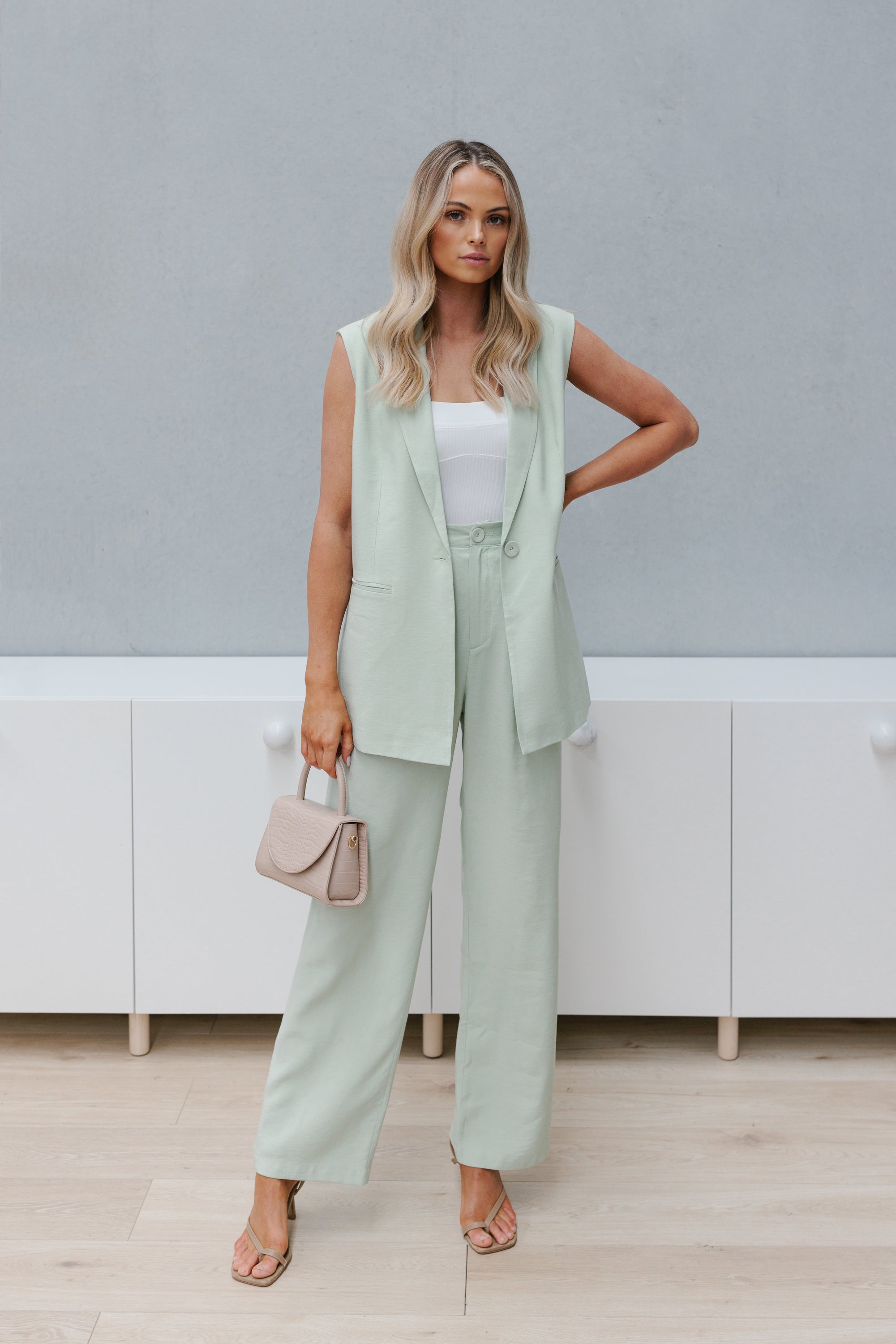Mayda Tailored Pants Mint