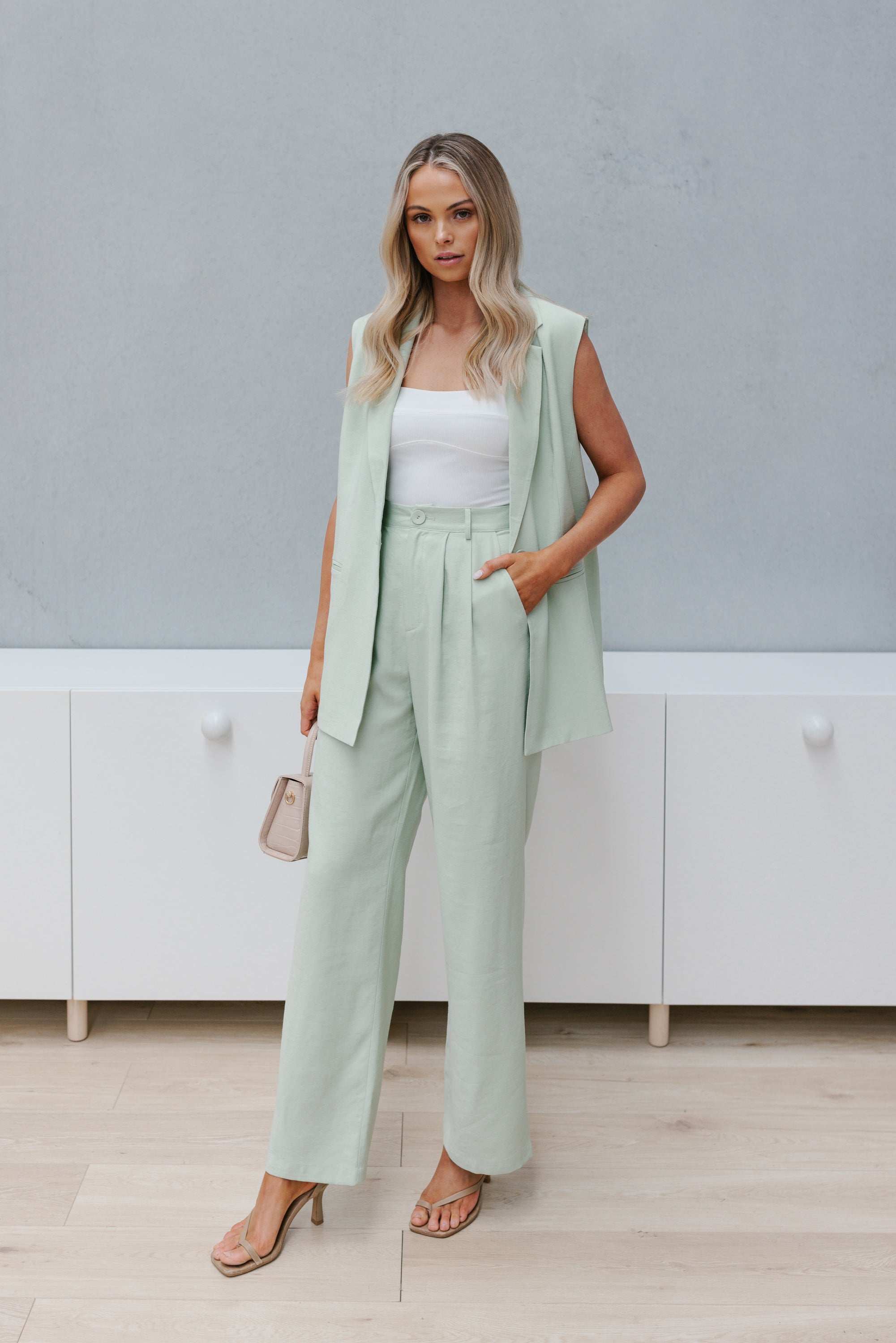 Mayda Tailored Pants Mint