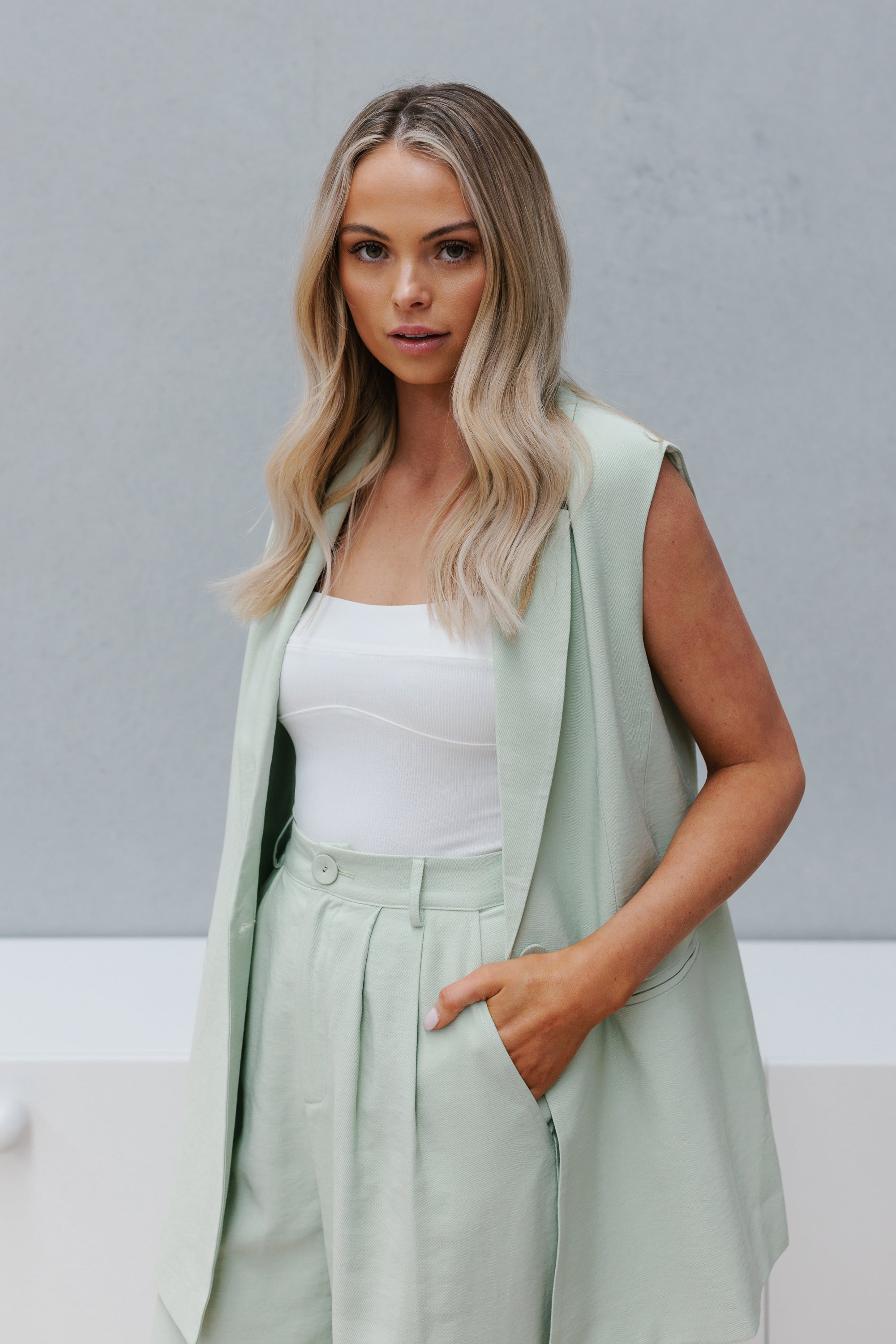 Mayda Tailored Pants Mint