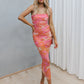Immy Dress - Sunset Abstract