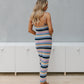 Jasie Dress - Multi Stripe