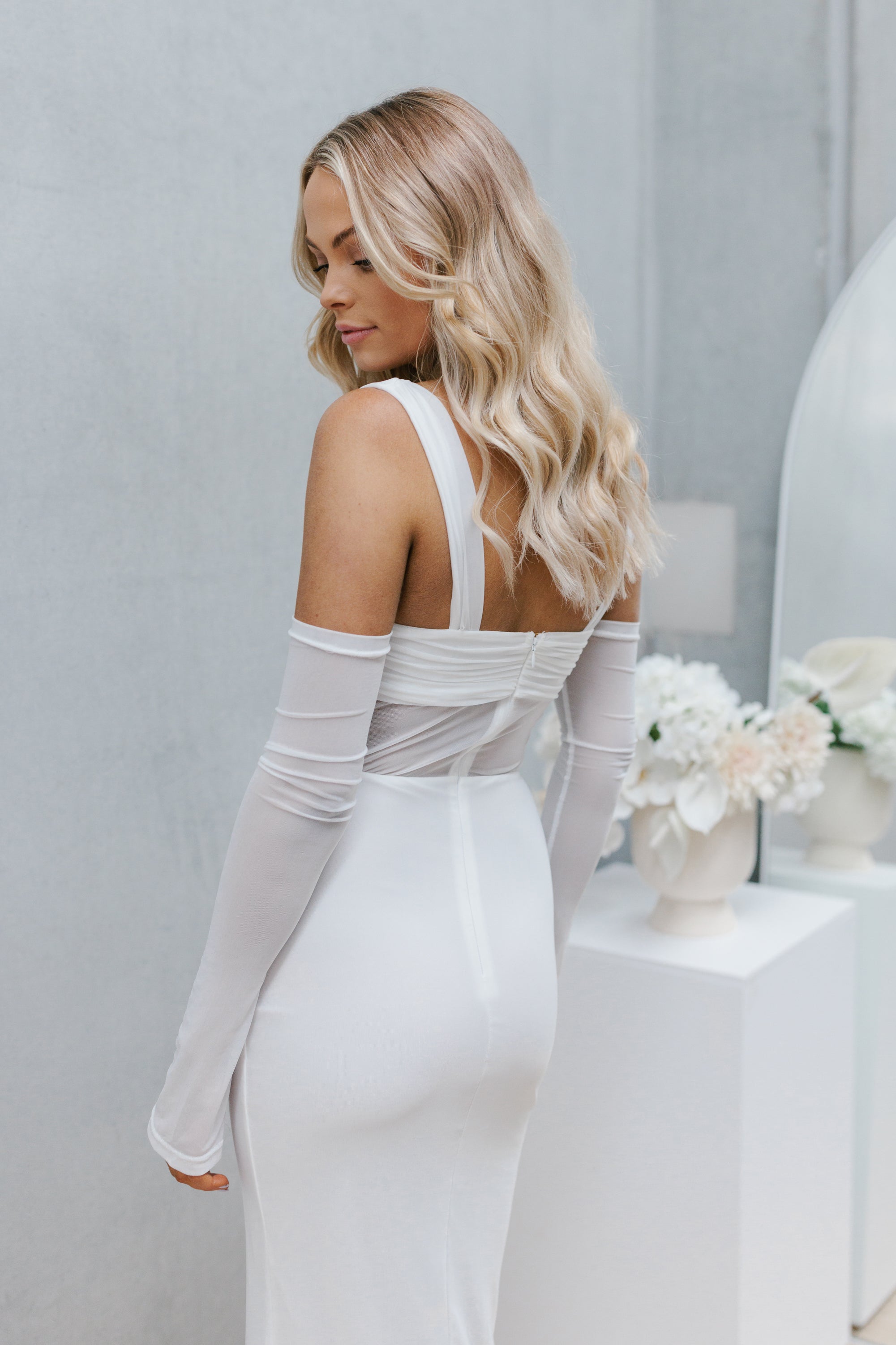 Kallie Dress White