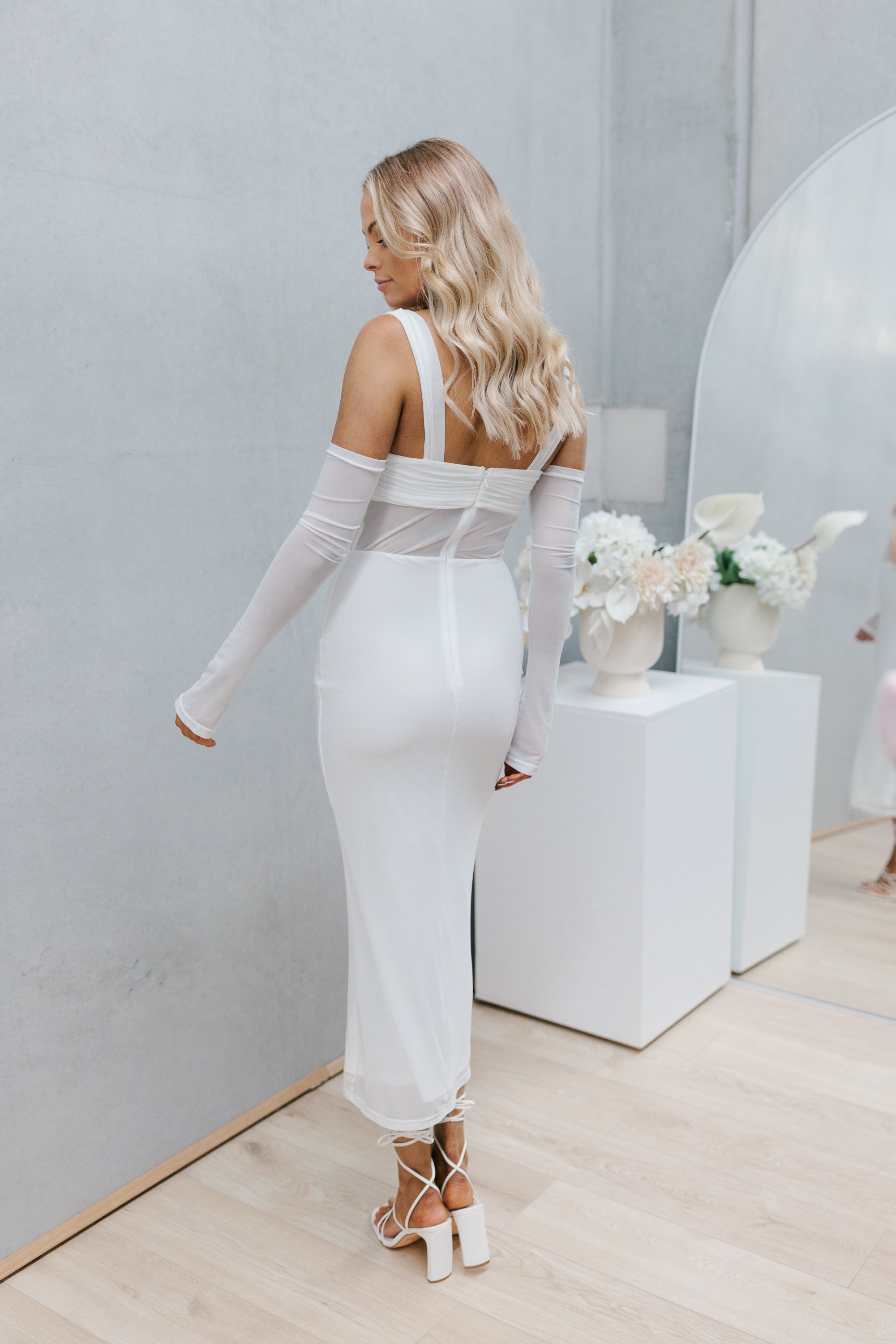 Kallie Dress White