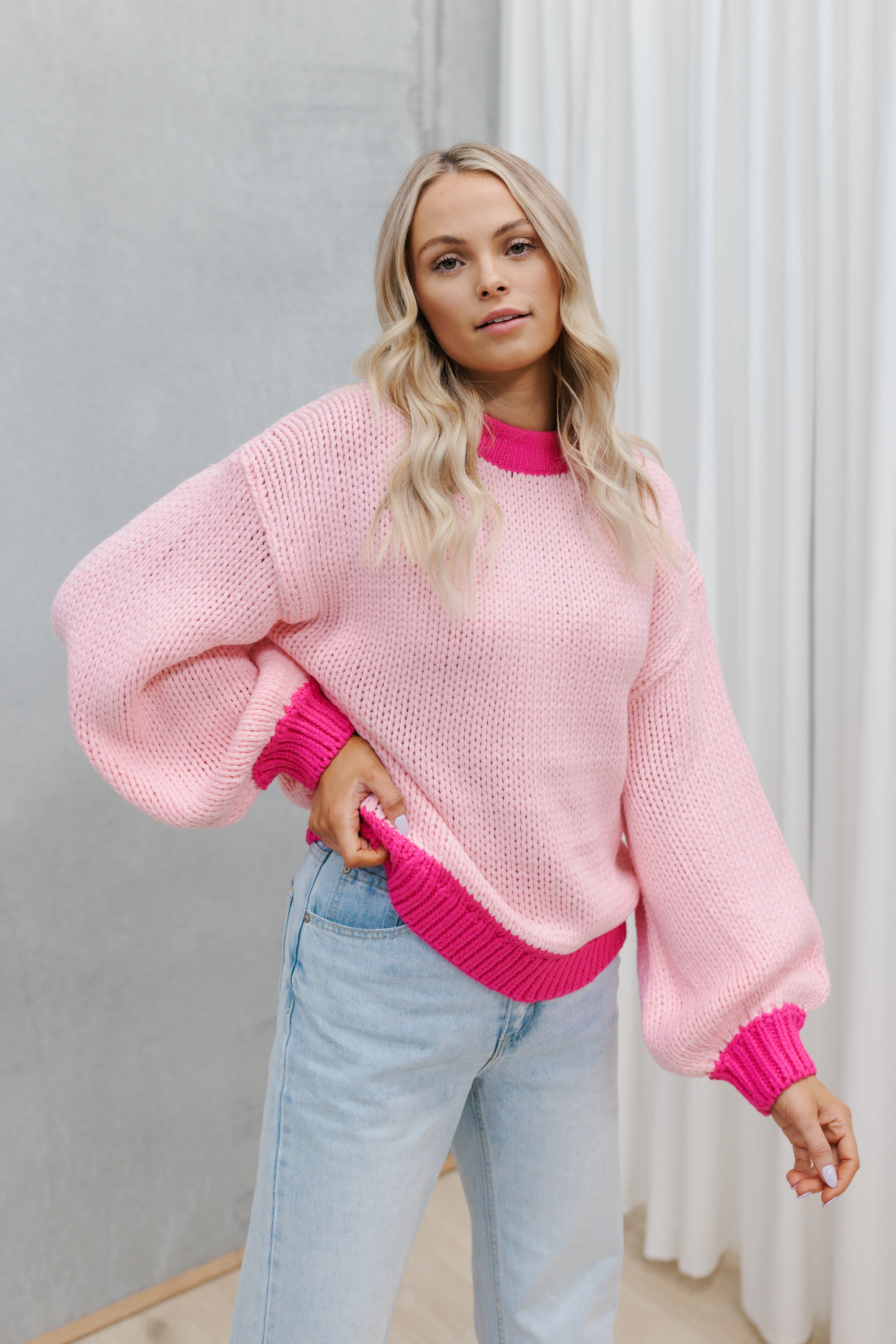 Pink discount boutique jumpers