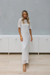 Palina Dress - White Crochet