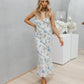 Padi Dress - Natural/Blue Print