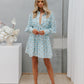 Qualia Dress - Blue Star Print