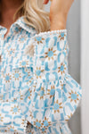 Qualia Dress - Blue Star Print
