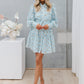 Qualia Dress - Blue Star Print