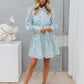 Qualia Dress - Blue Star Print