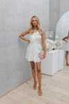 Questa Dress - White Embroidery