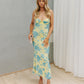 Quirina Dress - Lemon/Blue Floral