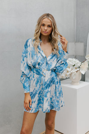 Regan Dress - Blue Haze