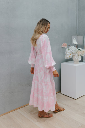Reina Dress - Pink Floral