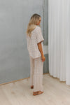 Rylie Set - Beige/Sky Check