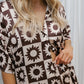 Santos Set - Brown/Beige Sun Print