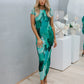 Tamsyn Dress - Green Abstract