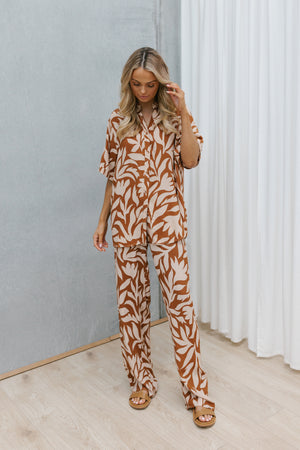 Tarcoola Set - Clay/Nude Print