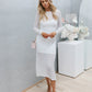 Trista Dress - Sheer White