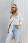 Tyra Shirt - White Linen