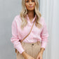 Valentine Shirt - Baby Pink Linen
