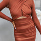 Vega Dress - Rust