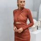Vega Dress - Rust