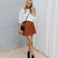 Winfred Skirt - Rust