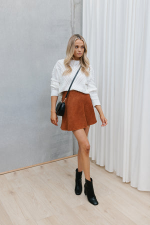 Winfred Skirt - Rust