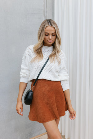 Winfred Skirt - Rust