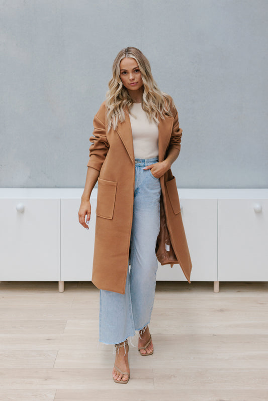 Winslow Oversized Coat - Tan