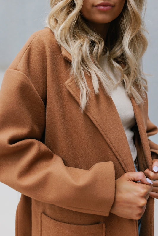 Winslow Oversized Coat - Tan