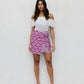 Monet Skirt - Bloom Plum Print