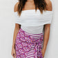 Monet Skirt - Bloom Plum Print