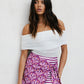Monet Skirt - Bloom Plum Print