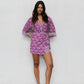 Monet Skirt - Bloom Plum Print