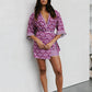 Monet Skirt - Bloom Plum Print