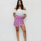 Monet Skirt - Bloom Plum Print