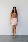 PRE ORDER SEPTEMBER - Nyah Skirt - Tan/Soft Pink Floral