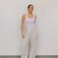 Mysti Top - Lilac/Beige