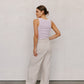 Mysti Top - Lilac/Beige