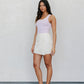 Mysti Top - Lilac/Beige