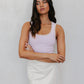 Mysti Top - Lilac/Beige