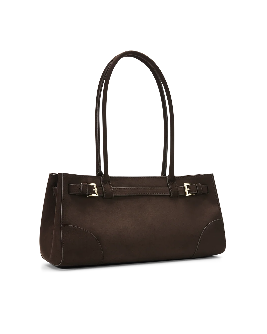 Nadia Bag Dark Chocolate Suede
