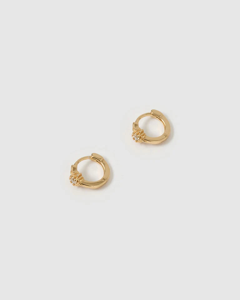 Nova Huggie Earrings - Gold